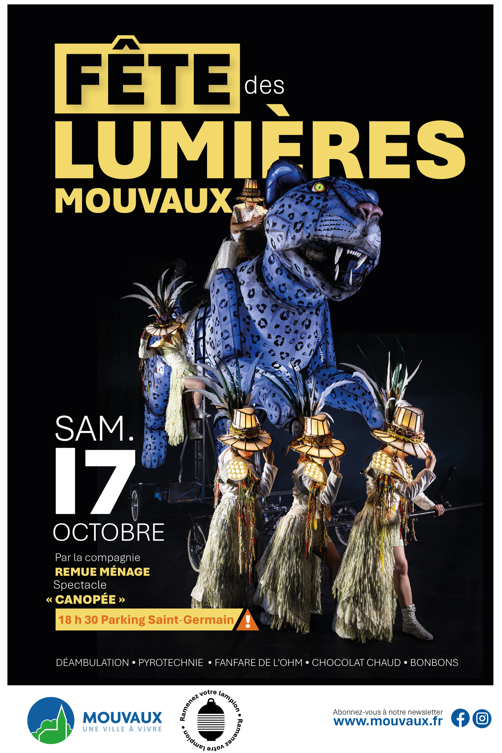 Fête des lumières, samedi 17 octobre 2026 à 18h à Mouvaux