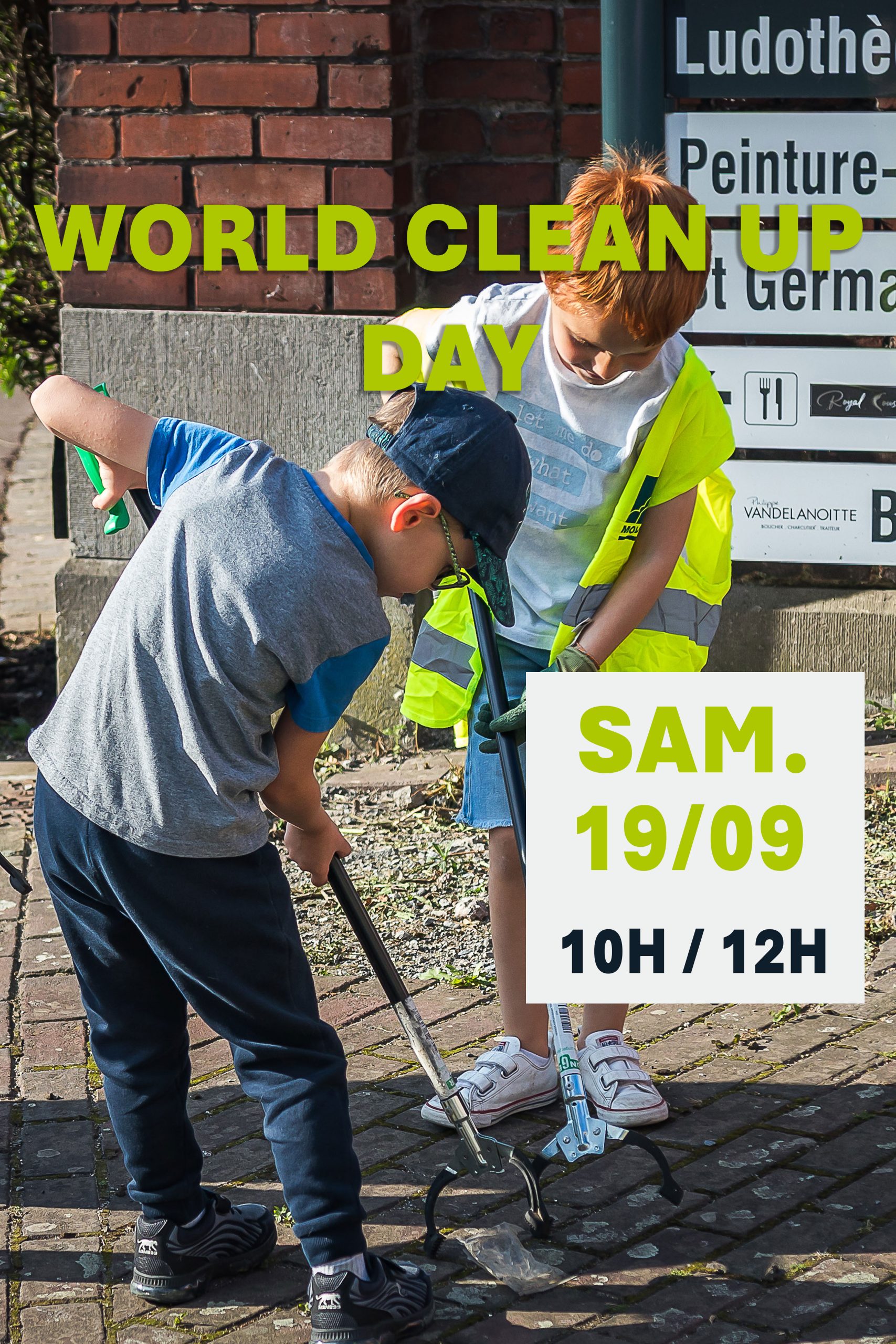 World Clean up Day, samedi 19 septembre 2026 de 10h à 12h à Mouvaux