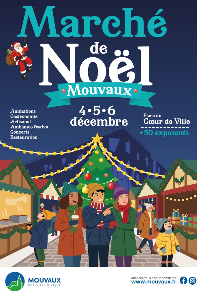 Marché de Noël, rendez-vous les 4, 5 & 6 décembre 2026 place du Cœur de Ville à Mouvaux