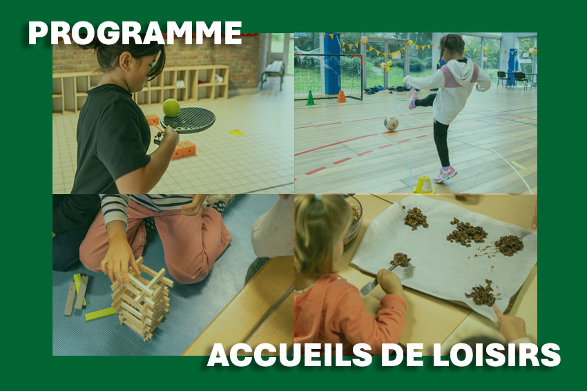 Planning des activités des ALSH de la Ville de Mouvaux - Toussaint 2026
